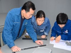 公司舉辦色差、色棋測試